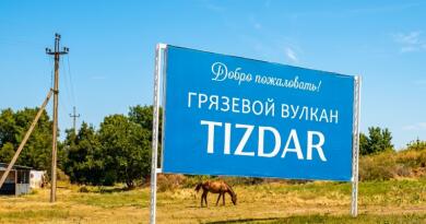 Интересный ракурс: Грязевой вулкан Тиздар